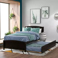 Twin size Platform Bed with Trundle Espresso