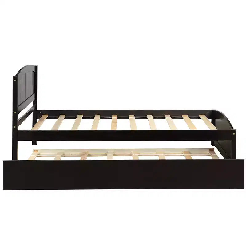 Lit plateforme simple avec lit gigogne