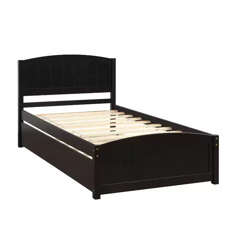 Lit plateforme simple avec lit gigogne