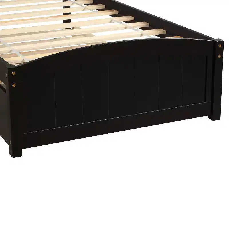 Lit plateforme simple avec lit gigogne