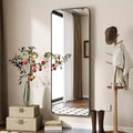 66 x 23 Full Length Mirror with Rounded Corners, Floor Mirror for Standing, Hanging or Leaning in Bedroom or Dressing Room