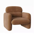 GustoWave Modern Sofa Accent Chair with Wood Frame, Comfy Single Reading Armchair for Living Room, Bedroom, Apartment