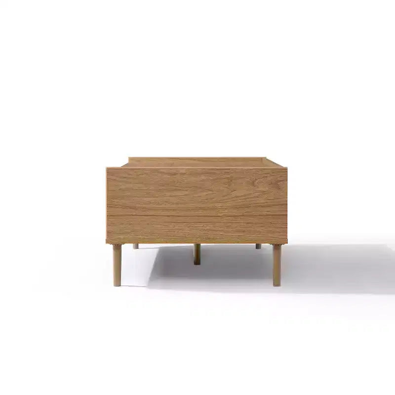 Table basse à 2 tiroirs 119 cm L x 59,4 cm P Marron