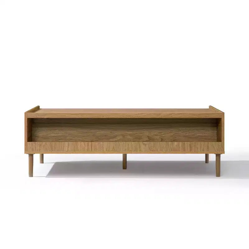 Table basse à 2 tiroirs 119 cm L x 59,4 cm P Marron