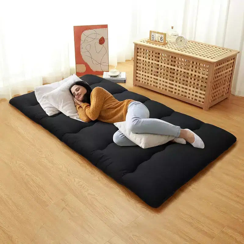Matelas Futon Japonais, Matelas de Sol Pliable, Tapis Tatami pour Maison, Matelas de Camping