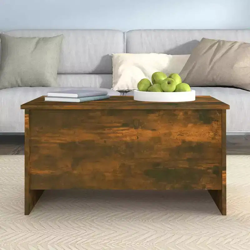 Table basse relevable avec rangement dissimulé, 80 x 55,6 x 41,4 cm