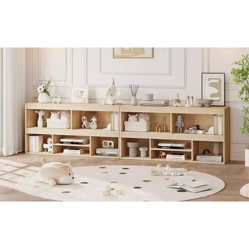 Étagère à livres pour enfants avec tiroir – Organiseur de jouets à 5 casiers pour crèche, chambre d'enfant et salle de jeux