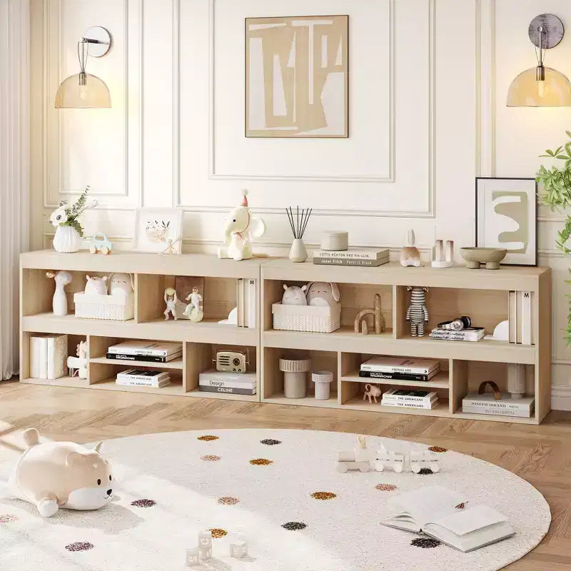 Étagère à livres pour enfants avec tiroir – Organiseur de jouets à 5 casiers pour crèche, chambre d'enfant et salle de jeux
