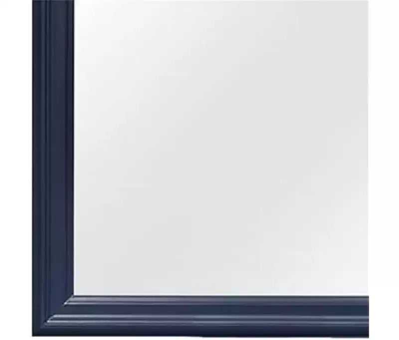 Miroir encadré bleu – Grand miroir de chambre moderne au design traditionnel