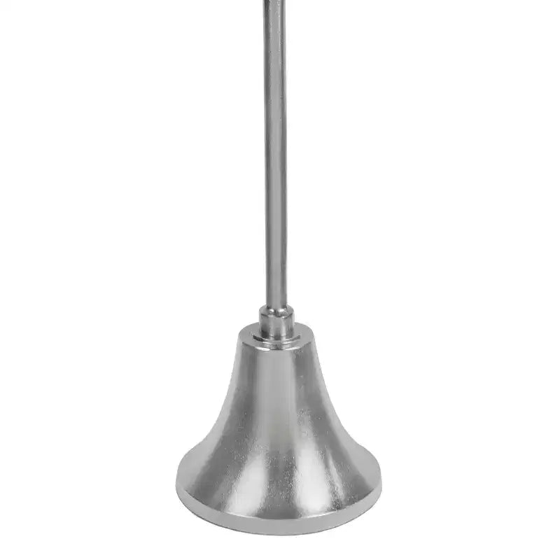 Guéridon Art Déco 24" avec plateau rond martelé et piètement cloche
