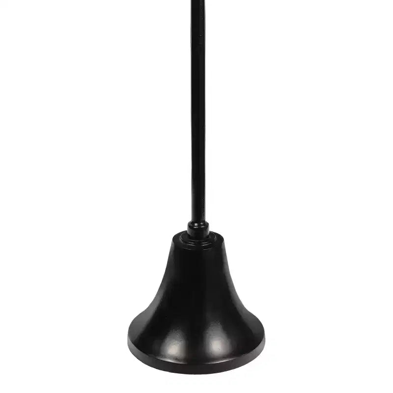 Guéridon Art Déco 24" avec plateau rond martelé et piètement cloche