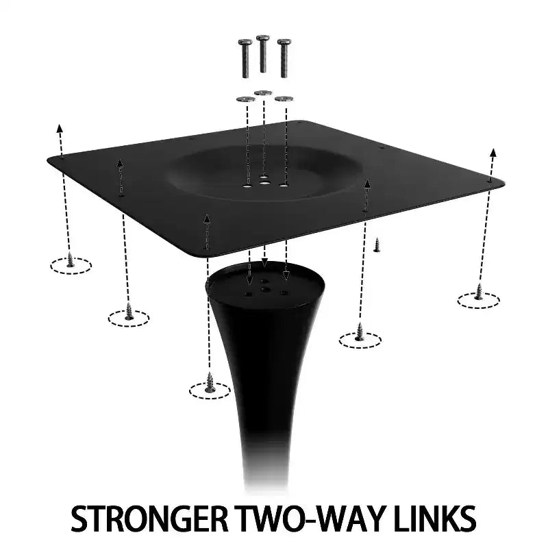Table de cuisine moderne de 80 cm pour 2-4 personnes, table à manger ronde avec pied central stable, petite table pour salon, salle à manger