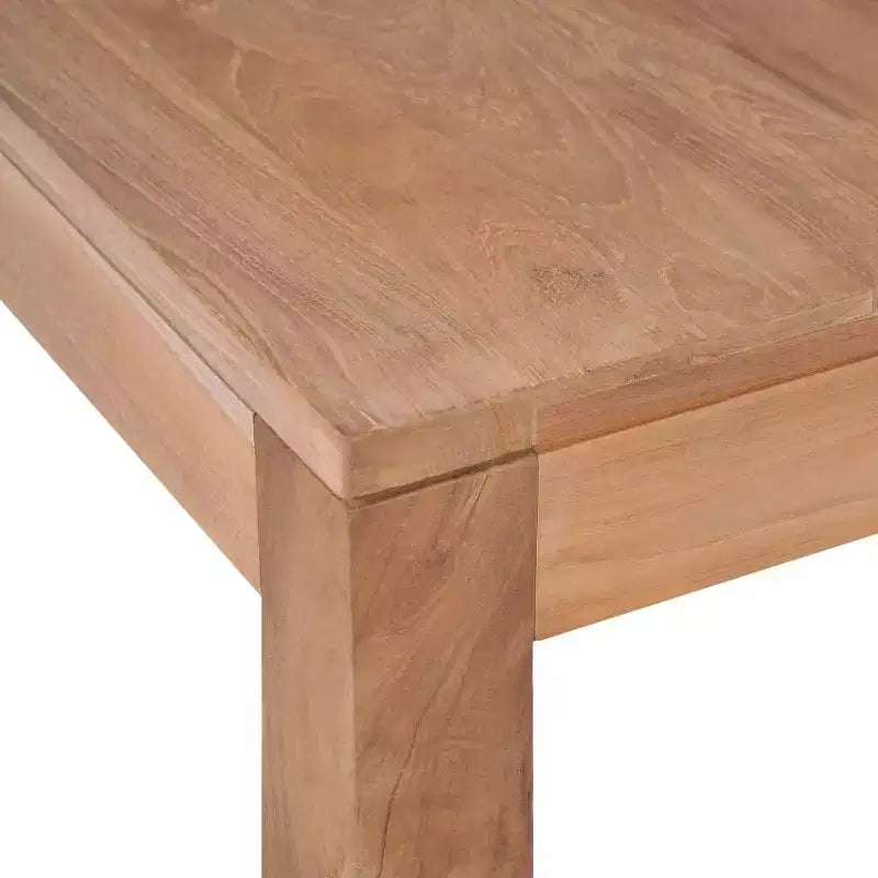 Table basse en teck massif naturel 60x60 cm
