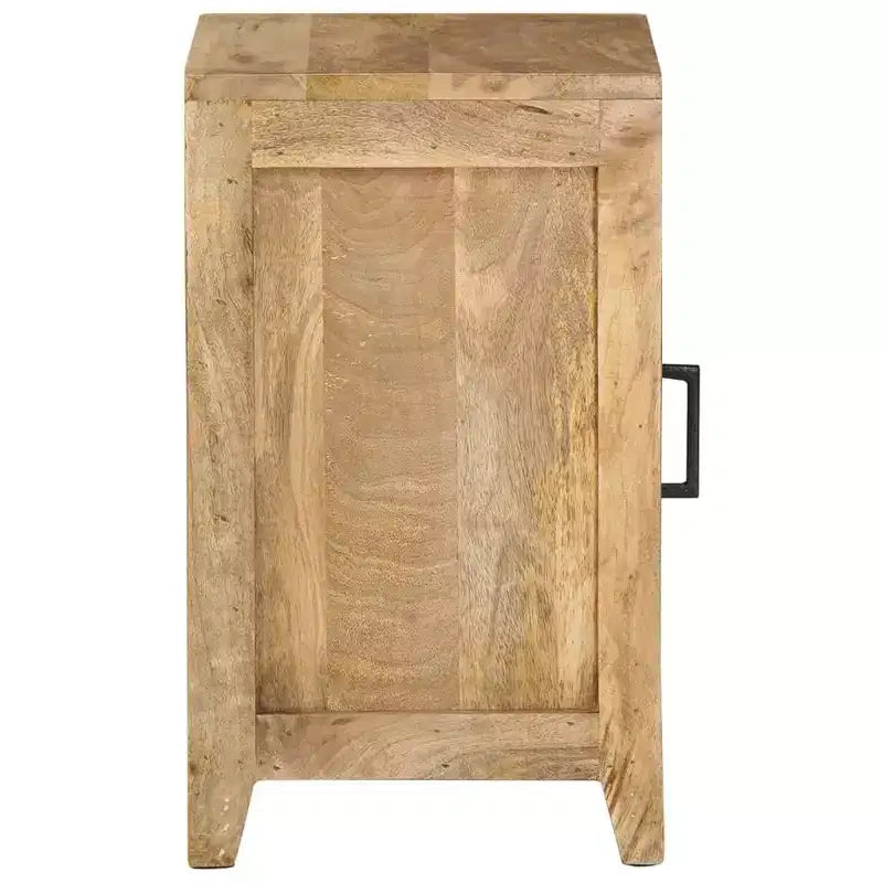 Table de chevet 40x30x50 cm en bois de manguier massif
