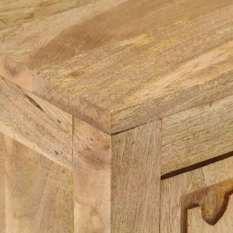 Table de chevet 40x30x50 cm en bois de manguier massif
