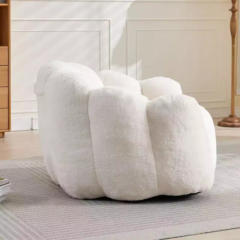 Fauteuil canapé en peluche surdimensionné "Modern Relax" avec accoudoir, canapé simple à assise profonde pour salon, appartement, chambre d'amis
