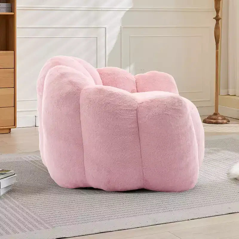 Fauteuil canapé en peluche surdimensionné "Modern Relax" avec accoudoir, canapé simple à assise profonde pour salon, appartement, chambre d'amis