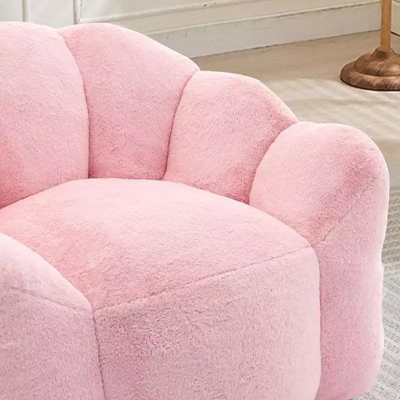 Fauteuil canapé en peluche surdimensionné "Modern Relax" avec accoudoir, canapé simple à assise profonde pour salon, appartement, chambre d'amis