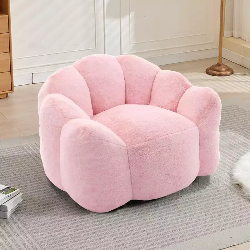 Fauteuil canapé en peluche surdimensionné "Modern Relax" avec accoudoir, canapé simple à assise profonde pour salon, appartement, chambre d'amis