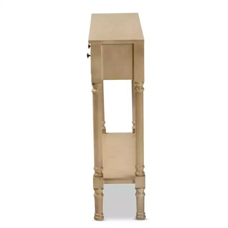 Console d'entrée en bois à 3 tiroirs