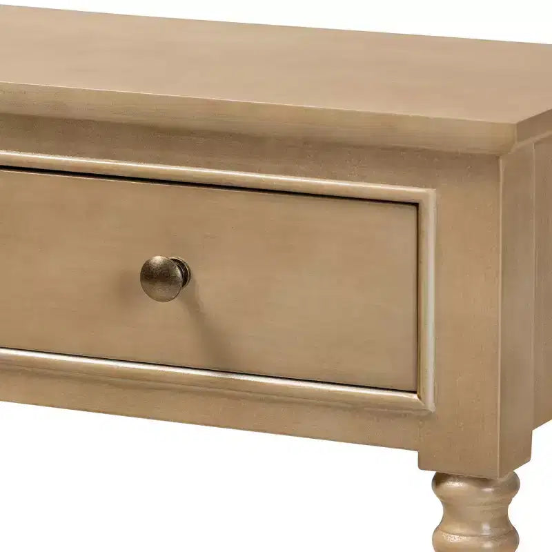 Console d'entrée en bois à 3 tiroirs