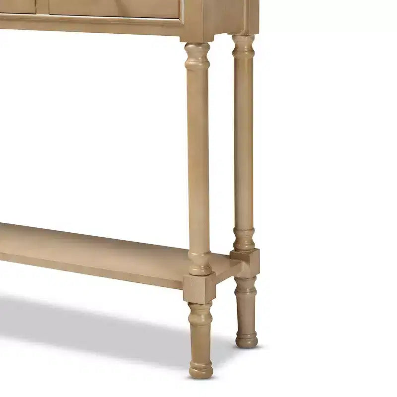 Console d'entrée en bois à 3 tiroirs