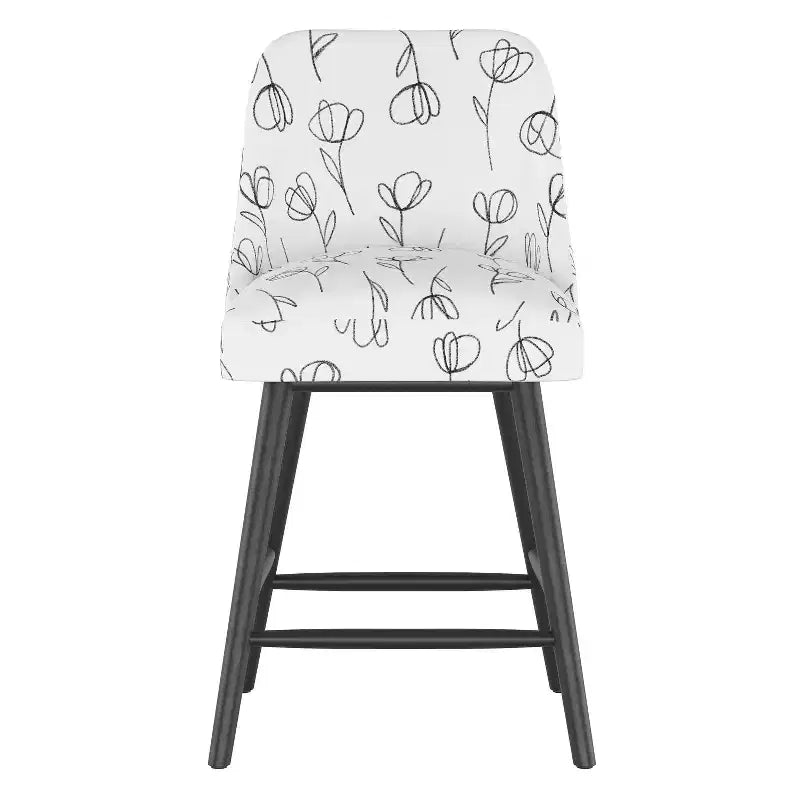 Tabouret de comptoir à motif
