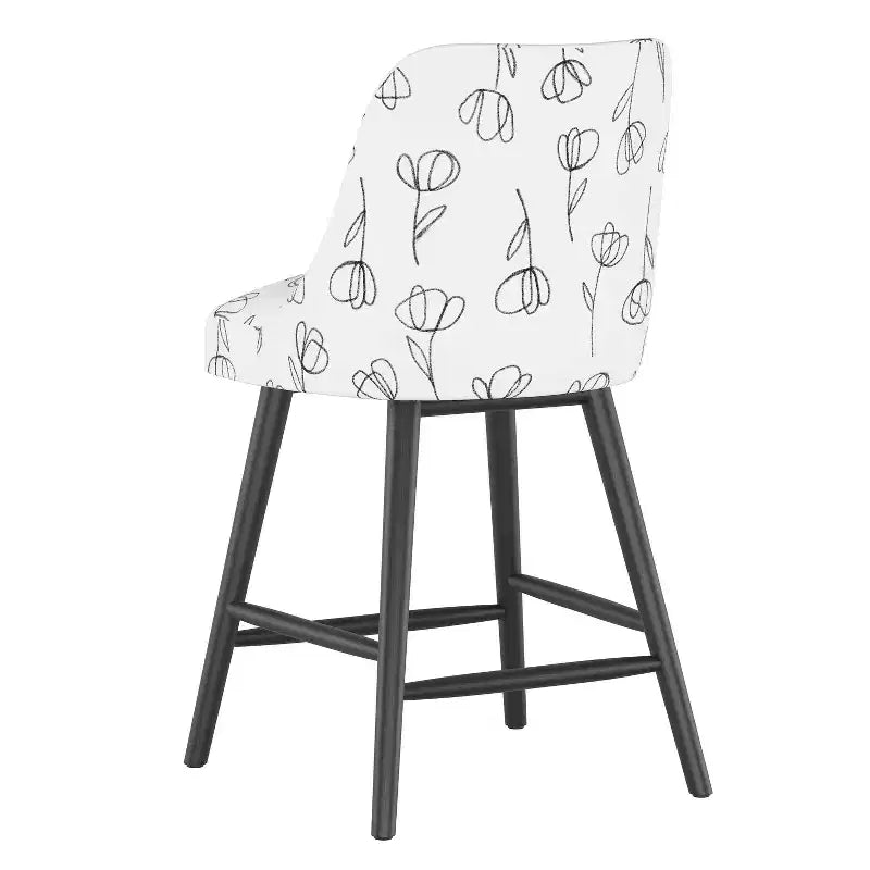 Tabouret de comptoir à motif