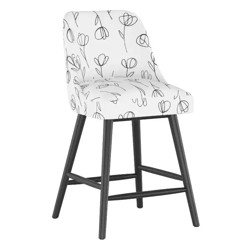 Tabouret de comptoir à motif