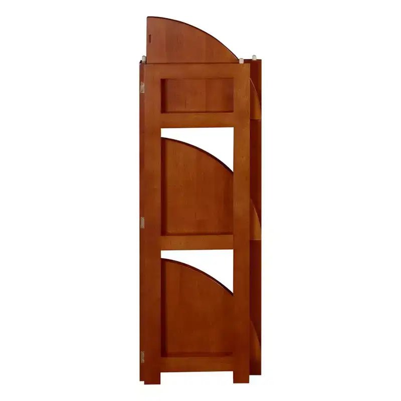 Bibliothèque d'angle pliante haute